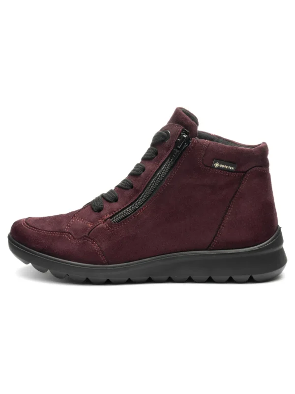 ARA-Toronto-Bordó-GORETEXES-Vízálló Bokacsizma ÚJ