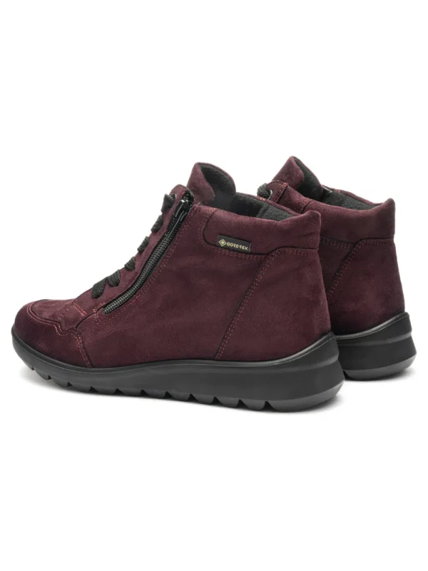ARA-Toronto-Bordó-GORETEXES-Vízálló Bokacsizma ÚJ